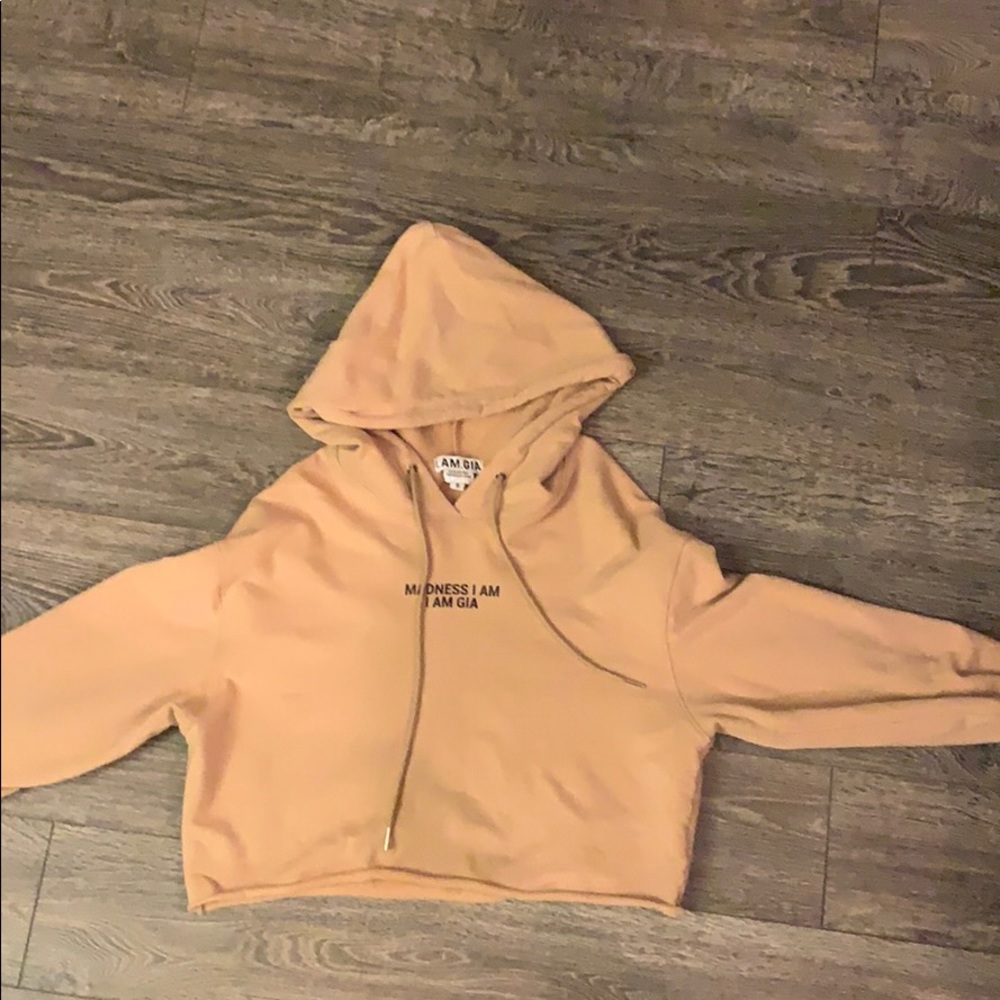 Madness I am Gia cropped hoodie